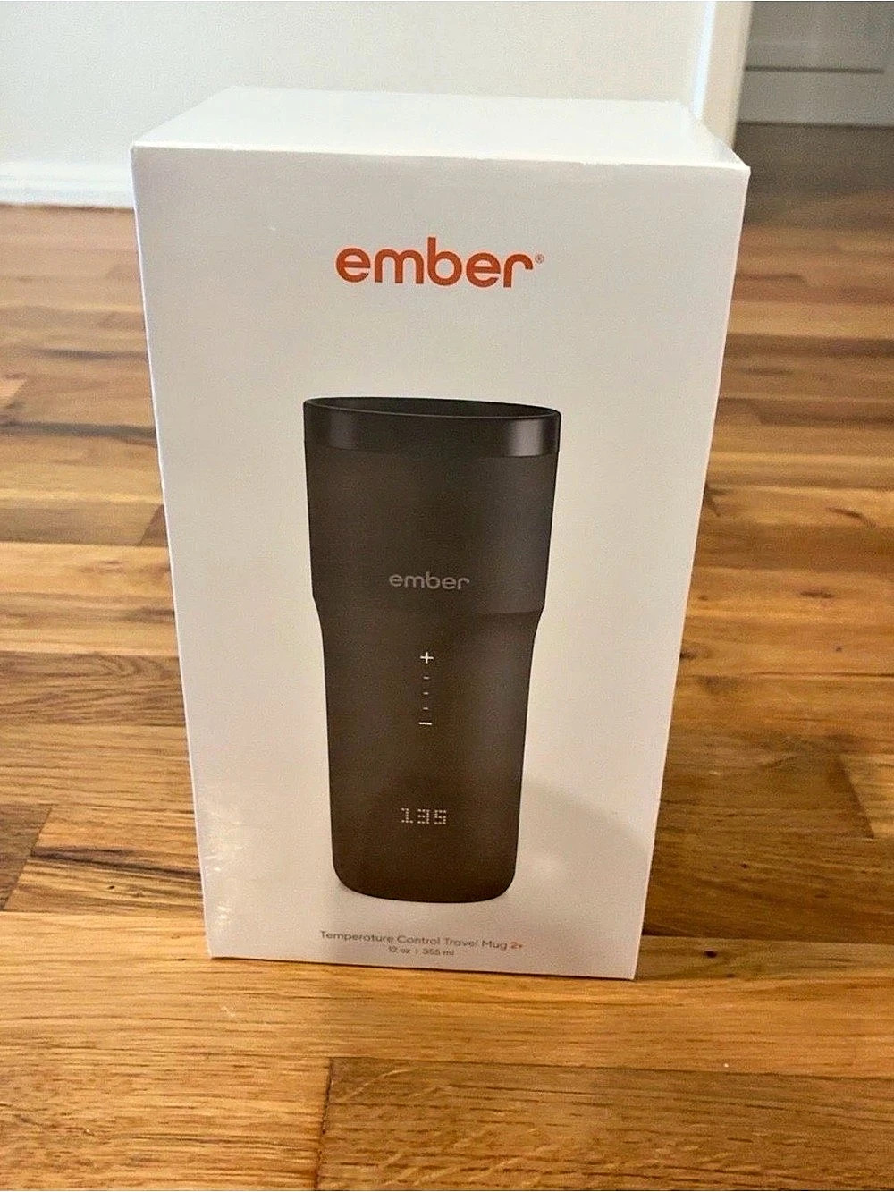 Ember Temperature Control Travel Mug 2+ Black NWT Factory Sealed